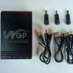 New Version WGP mini UPS 10400mAh – 5/9/12V – Black - Image 2