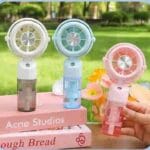 Portable Spray Mini Fan very cool & Nicely