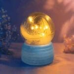 Feather Globe LED Night Lamp