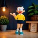 Nobita Cartoon Character Figure