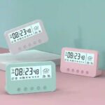 Custom Logo Smart LCD Electronic Clock
