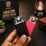 Amazon Horse Head Refillable Gas Lighter