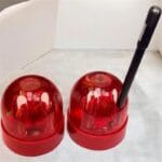 Pen holder and paperweight snow globe