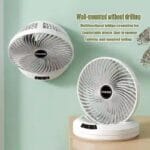 Rechargeable Rotating Fan With Remote