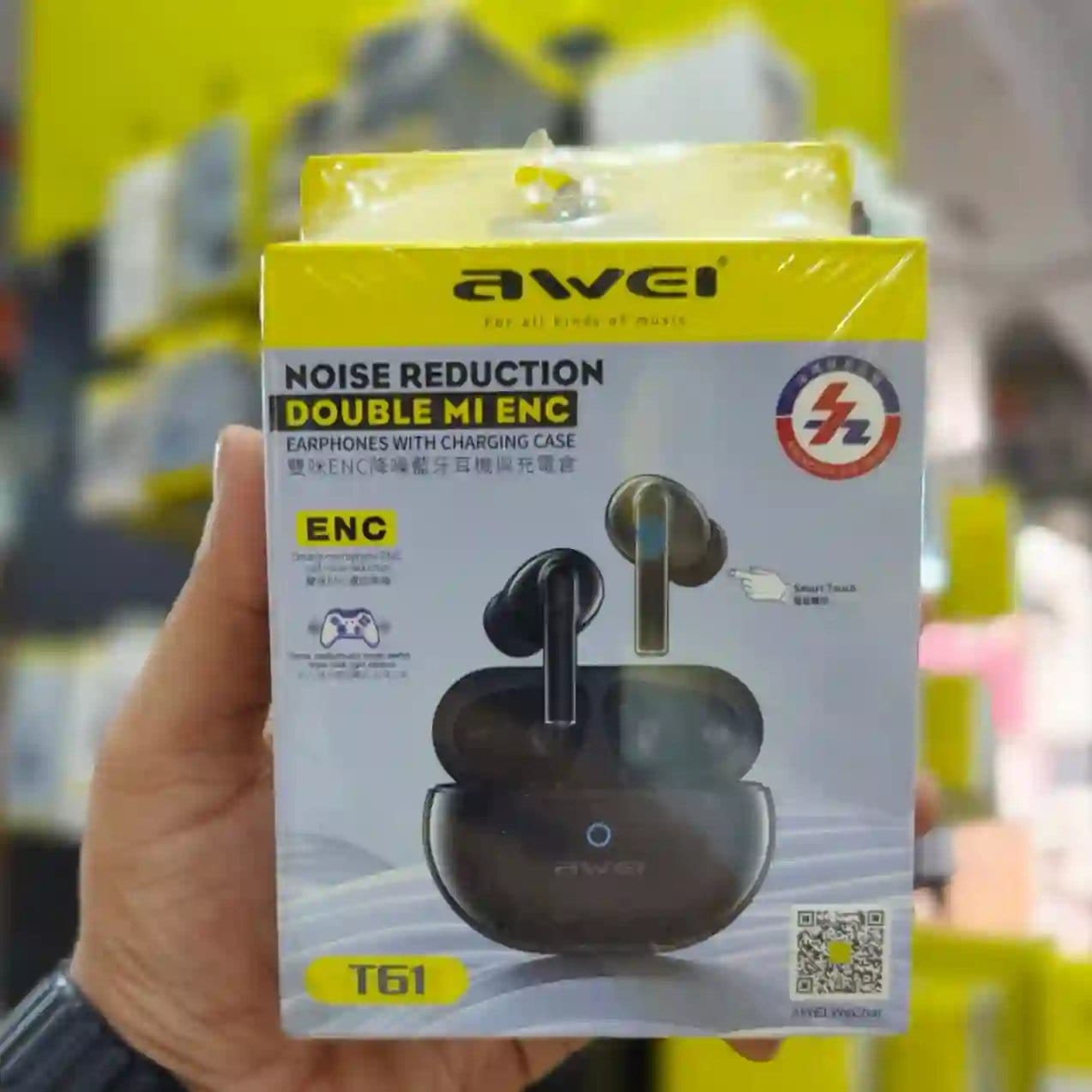 2026/08/40083.jpg Awei T61 ENC TWS Earbuds Price - Image 1