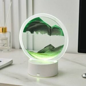 Hour glass lamp