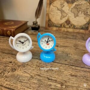 Miniature tabletop alarm clock
